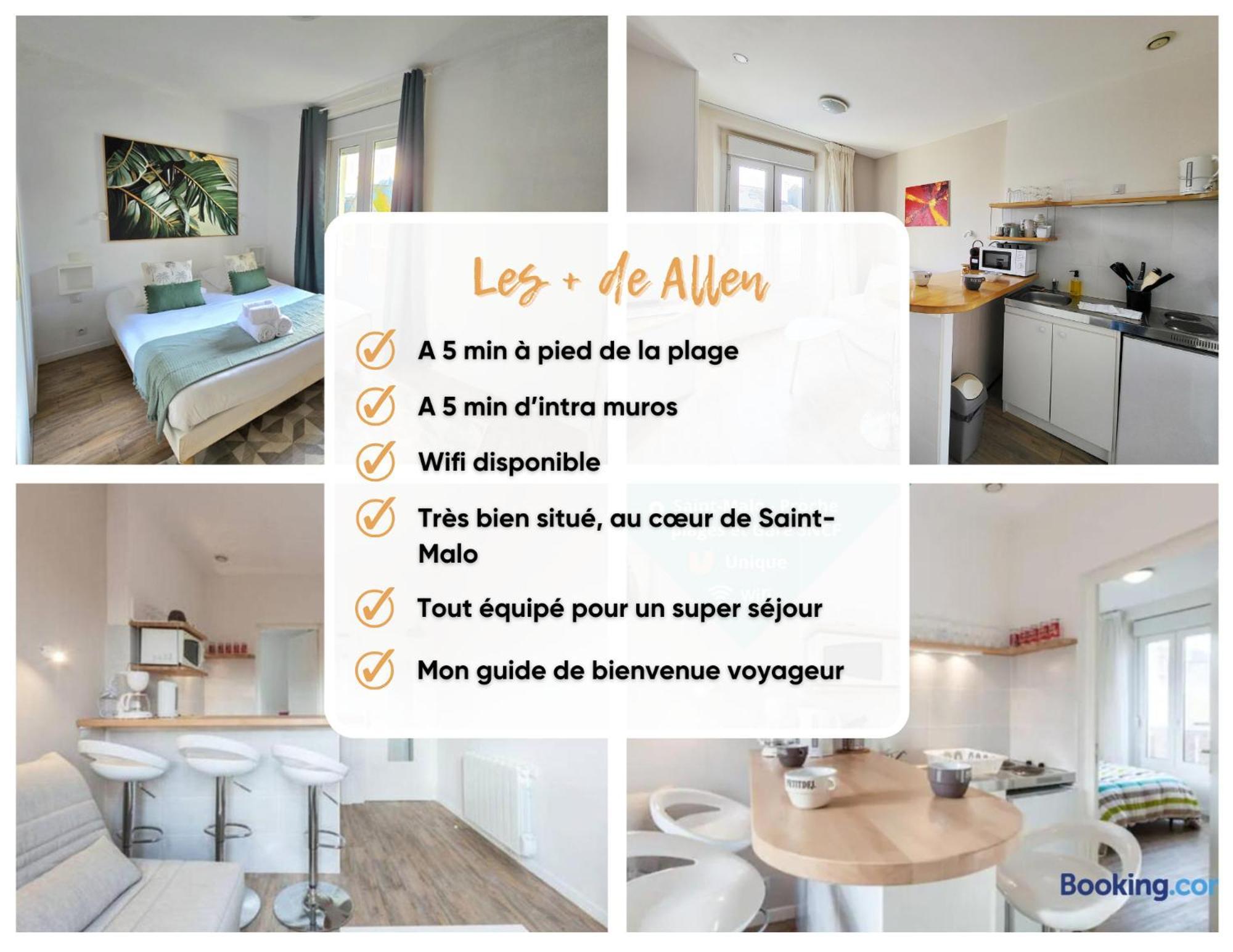 Allen - 2Min De La Plage Du Sillon Et Intra Saint-Malo Eksteriør billede